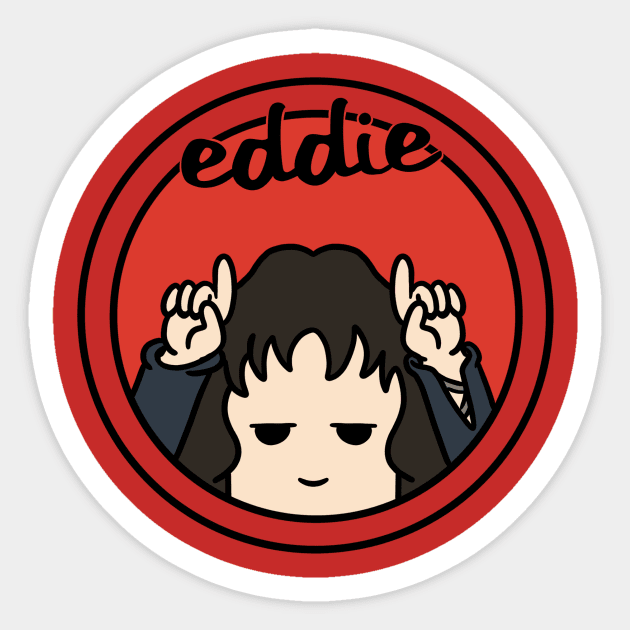 Eddie Sticker by TheArtOfStevenG